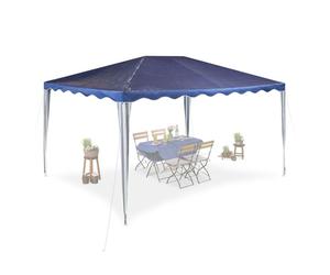 Relaxdays Gazebo blu scuro 3x4 m da giardino