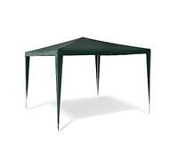 Relaxdays Gazebo da Giardino, Tenda per Esterni Quadrata, con Tetto, 100% PE e HxLxP: 2,5x3x3 m, Festival, Verde