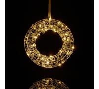 Relaxdays Ghirlanda luminosa LED 25cm per finestra