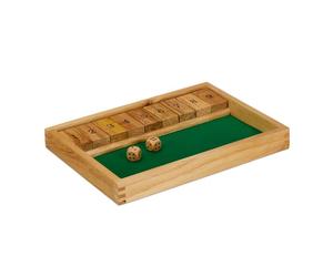 Relaxdays Gioco "Shut the box"