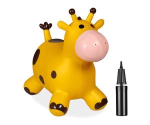 Relaxdays Giraffa animale gonfiabile per bambini