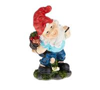 Gnomo da giardino Arredo per esterni 960 g Poliresina Statuetta da esterno