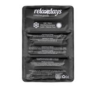 Relaxdays Grande cuscinetto in gel termico nero