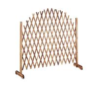 relaxdays Graticolato in Legno, Allungabile Fino a 200 Metri, per Piante Rampicanti, per Giardini Balconi Legno Naturale