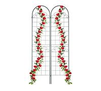 Grigliati per rampicanti Pannelli decorativi 2 pz. Verde scuro Resistente