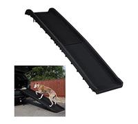 Rampa per cani 4,3 kg Leggera Rampa da auto per cani Scala per cani Nero