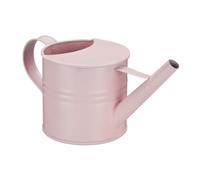 relaxdays Innaffiatoio, 1,3 Litri, Annaffiatoio Piccolo per Piante, Decorazione Home, Vaso in Metallo, Vintage, Rosa