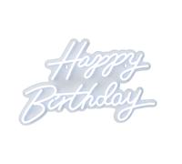 Relaxdays Insegna LED Happy Birthday