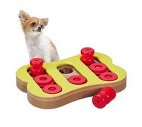 Relaxdays intelligenza Gioco Interattivo per Cani, Giocattolo Olfattivo, Attivazione Mentale, Dog Activity Toy Puzzle, Multicolore, Fibra di Legno, 2,5 x 19,5 x 14 cm
