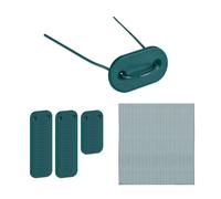 Relaxdays Kit 52 accessori fissaggio frangivista