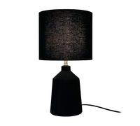 Relaxdays Lampada da tavolo con base ceramica
