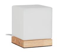 Relaxdays Lampada da tavolo a cubo