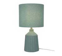 Relaxdays Lampada da tavolo con base ceramica