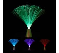 Lampada a fibra ottica 33 cm 70 g Lampada multicolore Lampada retrò Leggera