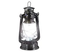 Relaxdays Lanterna LED, Lampada Decorativa Retrò per Finestre o da Giardino, a Batteria, Nera