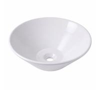 Relaxdays Lavabo da appoggio senza foro