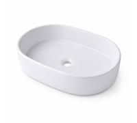 Relaxdays Lavabo da appoggio senza foro