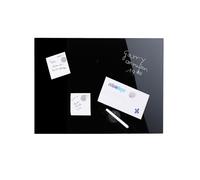 Relaxdays Lavagna magnetica nera in vetro