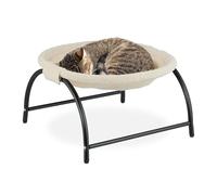 Cuccia Rialzata Amaca Gatti Brandina Animali Lettino Cuscino Bed Cat 25x45x42 cm