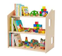 Relaxdays Scaffale bambini a forma di casetta