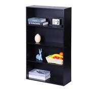 Relaxdays Libreria, AxLxP: 108 x 60 x 24 cm, 4 Scomparti, Ripiani Regolabili, scaffale Soggiorno