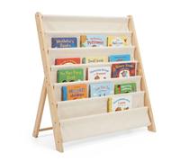 Relaxdays Libreria bambini 6 scomparti in tessuto