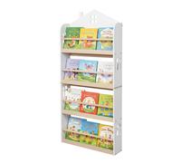 Libreria per bambini Scaffale per libri Scaffale a muro Libreria a forma di casa