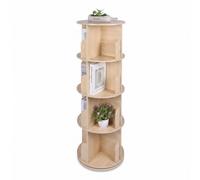 Relaxdays Libreria girevole a 4 piani