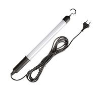Relaxdays Luce per Officina a Bastone, Torcia da Lavoro per Garage & Cantieri, Protetta IP54, 47 cm di lunghezza, nero