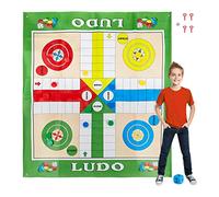 Gioco del ludo 16 pedine 550 g Gioco da tavolo maxi Ludo gigante Ludo colorato