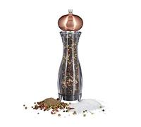 Relaxdays Macinapepe, Macinasale Design Rame, Manuale con Macinino Regolabile, HBT: 26,5 x 6,5 x 6,5 cm, color Bronzo
