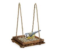 Mangiatoia e nido per uccelli in legno Feeder da esterno 610 gr 42 cm 610 g