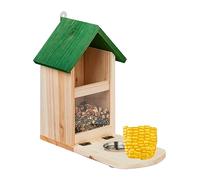 Mangiatoia per scoiattoli Legno Naturale Casetta per scoiattoli 0,6 kg Appesa