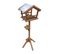 Relaxdays Mangiatoia per uccelli in legno di pino