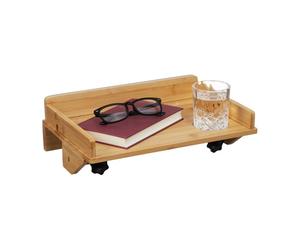 Relaxdays Mensola in bambù per il letto a castello