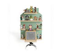Relaxdays Mensola Magnetica per Tonies, 43x28x17 cm, Casa, Salvia