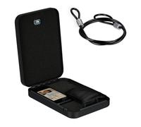 Relaxdays Mini cassaforte con serratura a chiave