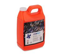 Relaxdays Flacone per Liquido per Bolle di Sapone, Bottiglie da 2 L, per Riempire Le Macchine Sparabolle, Arancione