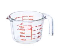 Misurino cucina vetro dosatore graduato bicchierino misuratore recipiente 500 ml