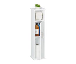 Relaxdays Mobile a colonna portarotolo per bagno