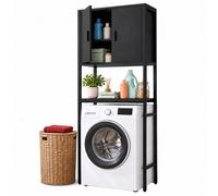 Relaxdays Mobile lavatrice 2 vani chiusi