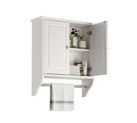 Relaxdays Mobile pensile bagno con portasciugamani