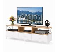 Relaxdays Mobile TV basso con cassetti