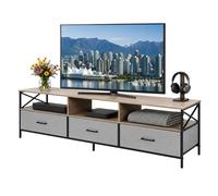 Relaxdays Mobile TV basso con cassetti
