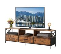 Relaxdays Mobile TV basso con cassetti