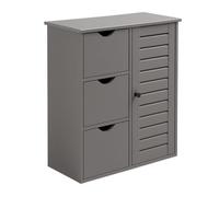 Relaxdays Mobiletto bagno 3 cassetti