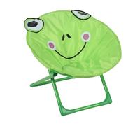 Relaxdays Moon Chair, Sedia Pieghevole Ultraleggera per Bambini e Bambine, Interni e Esterni