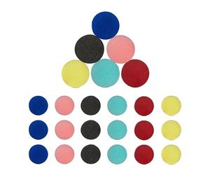 Relaxdays Naso da Clown, Set 24, Costume da Pagliaccio per Bambini e Adulti, in Spugna, Carnevale e Halloween, Colorati