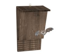 Relaxdays Nido in legno marrone per pipistrelli