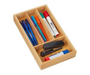 Relaxdays Organizer da cassetto a 4 scomparti